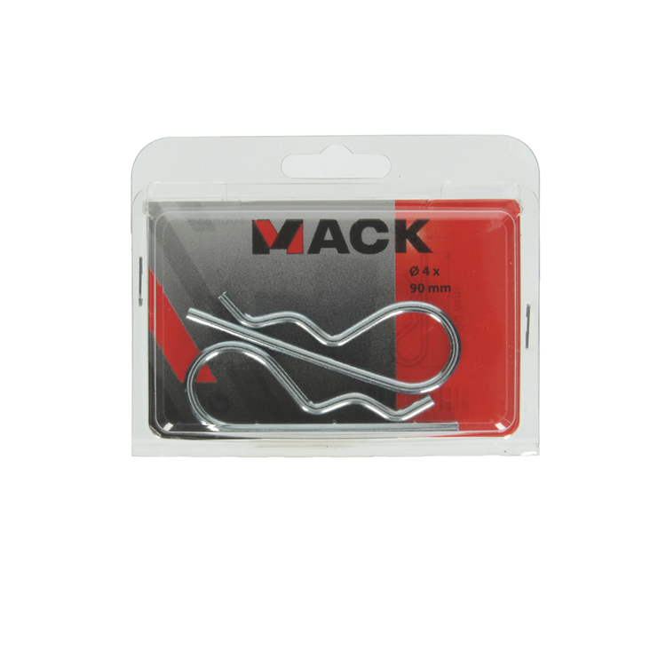Load image into Gallery viewer, Mack 1006859 - 2 enkele borgveren verzinkt 4mm bl | 5 stuks