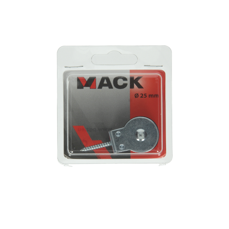 Load image into Gallery viewer, Mack 1006907 - 1 katrol nyl.wiel + schroef25mm bl | 5 stuks