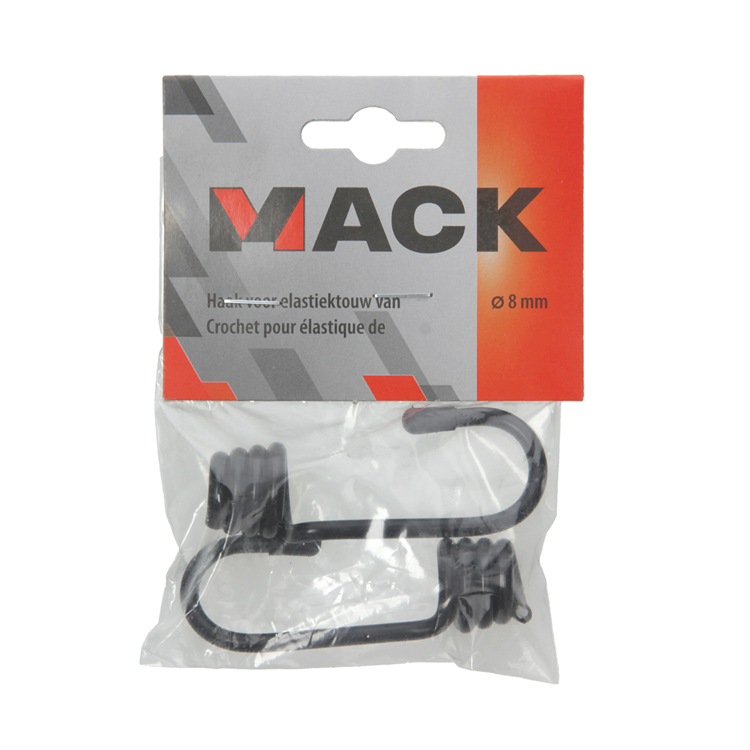 Load image into Gallery viewer, Mack 1006911 - 2 haken voor elastiektouw 8mm | 5 stuks