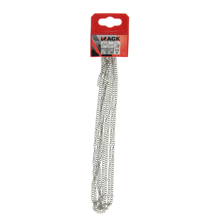 Load image into Gallery viewer, Mack 1006936 - gourmetteketting vernikkeld ø 0,7mm l 3mm 2m | 5 stuks