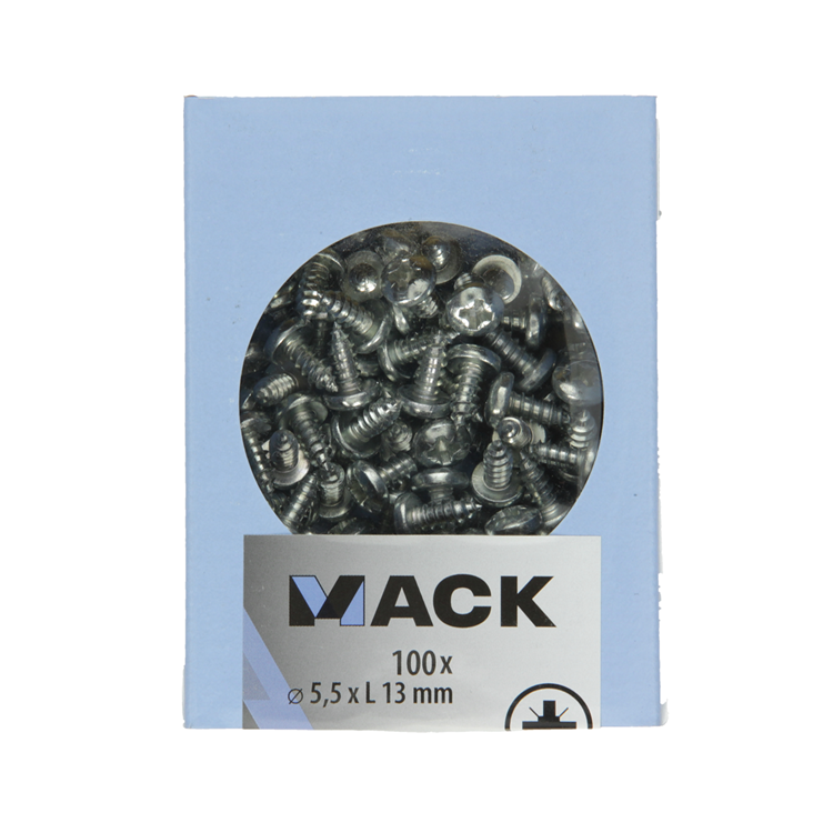 Load image into Gallery viewer, Mack 1007004 - zelftap. schroef cyl. kop 100 100 st 5,5x13mm | 5 stuks