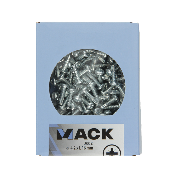 Load image into Gallery viewer, Mack 1007012 - zelfbor. schroef cyl. kop 200 200 st 4,2x16mm | 10 stuks
