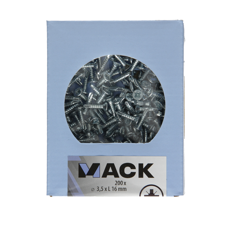 Load image into Gallery viewer, Mack 1007016 - zelfbor. schroef vz kop 200 200 st 3,5x16mm | 10 stuks