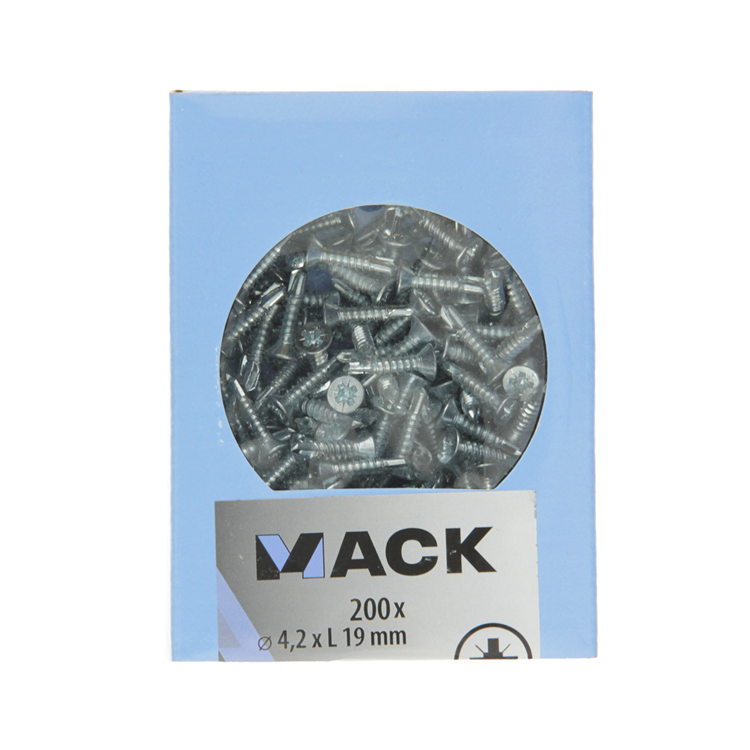 Load image into Gallery viewer, Mack 1007018 - zelfbor. schroef vz kop 200 200 st 4,2x19mm | 5 stuks