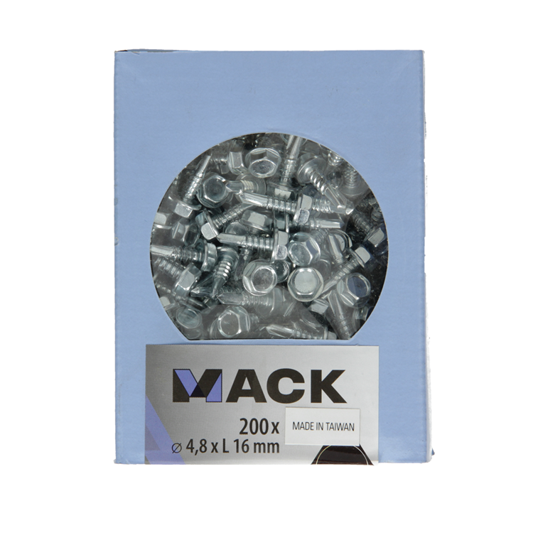 Load image into Gallery viewer, Mack 1007019 - zelfbor. schroef zeskant 200 200 st 4,2x13mm | 10 stuks