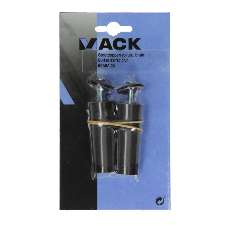 Load image into Gallery viewer, Mack 1010113 - 2 stootdoppen bruin 60mm | 10 stuks