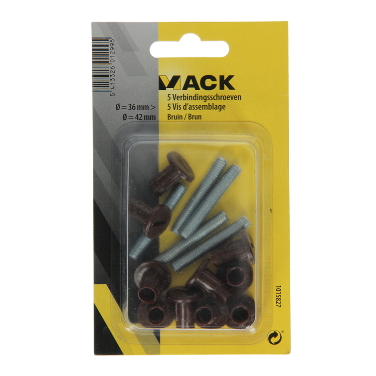 Load image into Gallery viewer, Mack 1015827 - 5 verbindingsschroeven bruin 34–44mm | 10 stuks