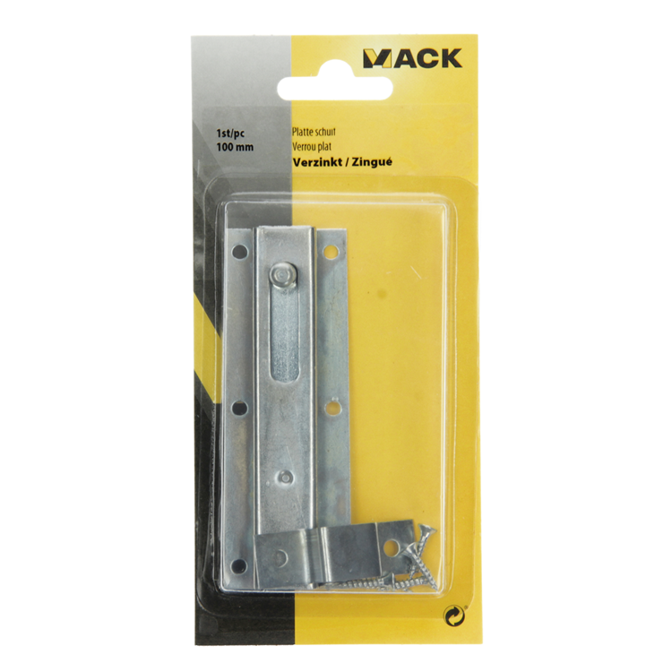 Load image into Gallery viewer, Mack 1013278 - 1 platte schuif verzinkt a 100 - b 25 mm | 5 stuks
