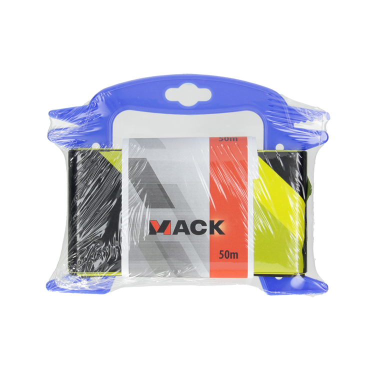 Afbeelding laden in galerijviewer, Mack 1014223 - afsperband geel zwart haspel 75mm x 50m 35 micron | 5 stuks