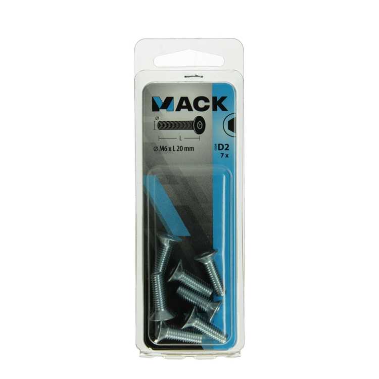 Load image into Gallery viewer, Mack 1017658 - binnenzeskant bout verz. kop verz. 7 st m6x20 | 10 stuks