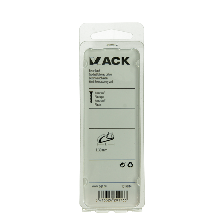 Load image into Gallery viewer, Mack 1017844 - betonhaak kunststof 4st 30mm | 10 stuks