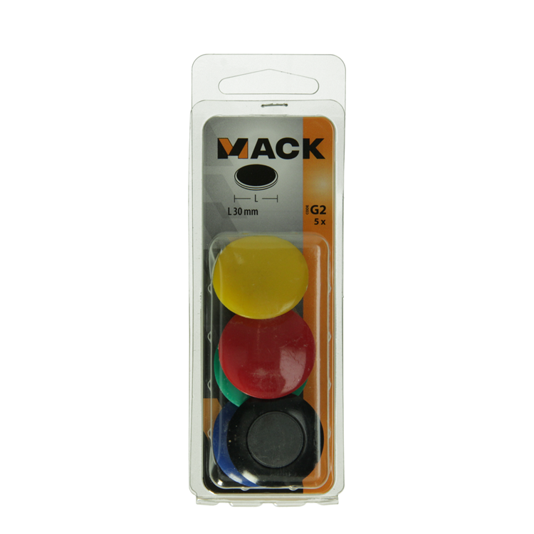 Load image into Gallery viewer, Mack 1017873 - bordmagneet kunststof assortiment 5 st 30 mm | 10 stuks