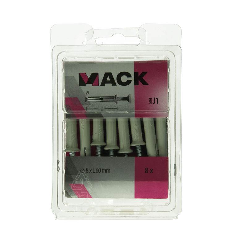 Load image into Gallery viewer, Mack 1019928 - nylon nagelplug polyamide 8 st 8 x 60 mm | 5 stuks