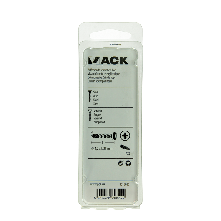 Load image into Gallery viewer, Mack 1018085 - zelfborende schroef cylkop verz. 65st 4,2 x 25 mm | 5 stuks