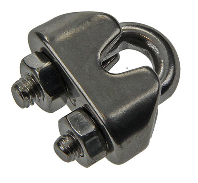 Load image into Gallery viewer, Mack 1006889 - 4 staaldraadklemmen crosby inox 3mm bl | 5 stuks