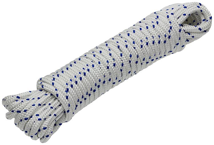 Afbeelding laden in galerijviewer, Mack 1006921 - pp gevlochten wit blauw streng6mm 10m | 5 stuks