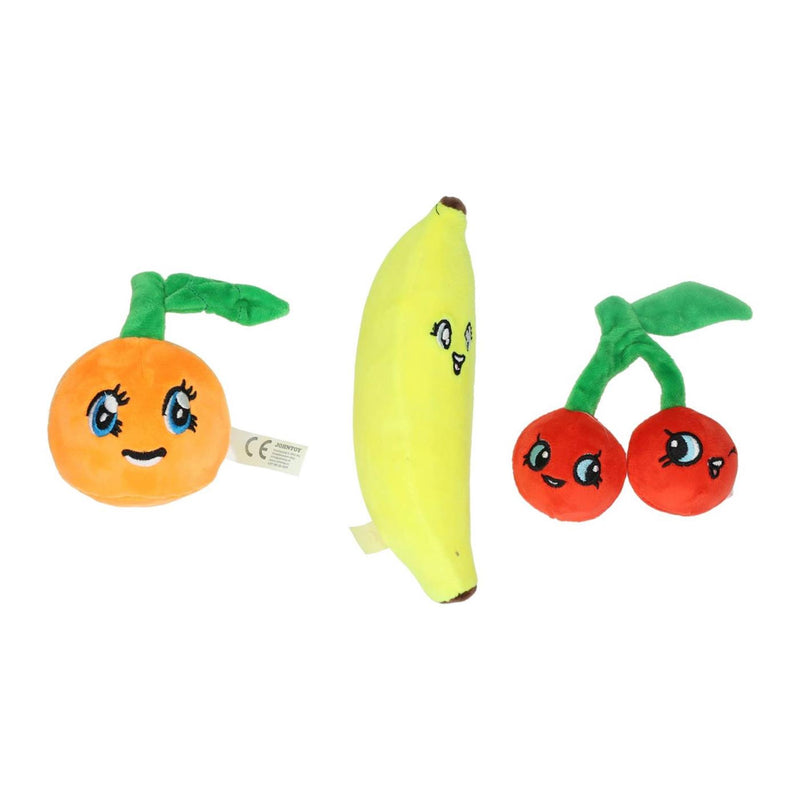 Load image into Gallery viewer, Johntoy slow rise pluchen knijpspeeltje fruit