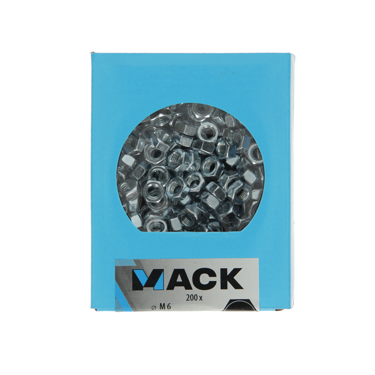 Load image into Gallery viewer, Mack 1007096 - zeskantmoeren 200 st m6 | 5 stuks