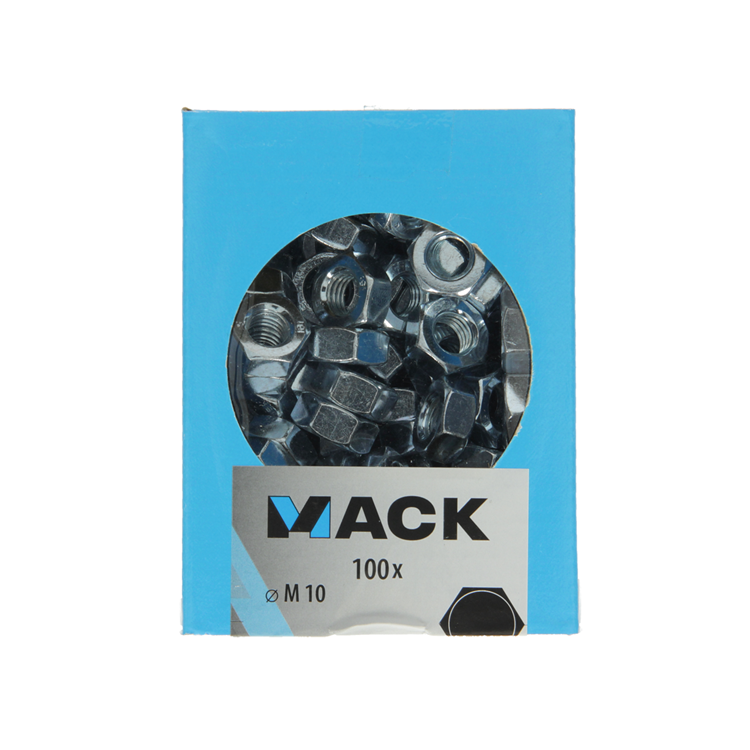Load image into Gallery viewer, Mack 1007098 - zeskantmoeren 100 st m10 | 5 stuks