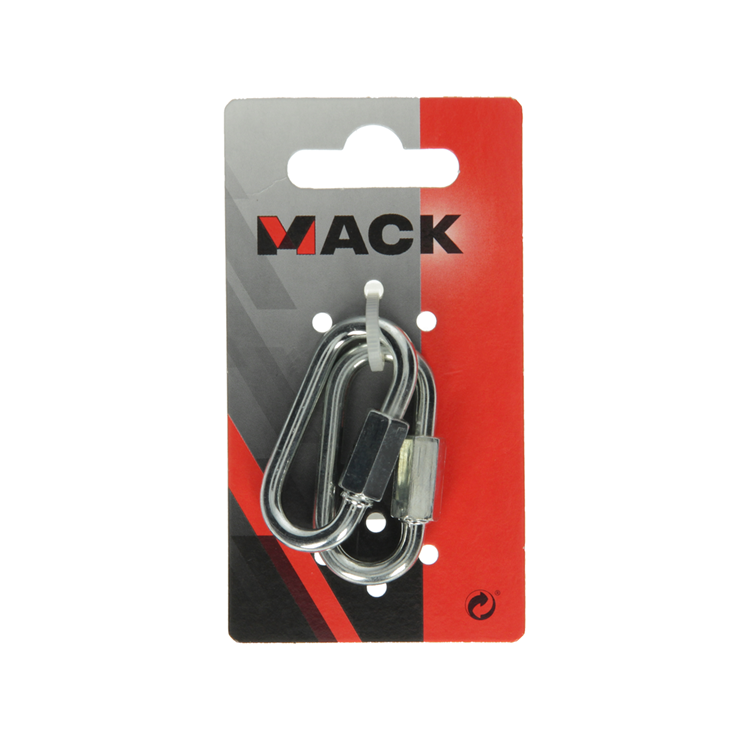 Load image into Gallery viewer, Mack 1008453 - 2 loze schakels + moer 5mm verzinkt | 10 stuks