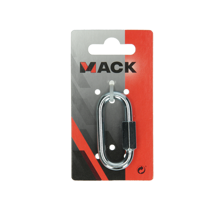 Load image into Gallery viewer, Mack 1008471 - 1 loze schakel + moer 6mm verzinkt | 10 stuks