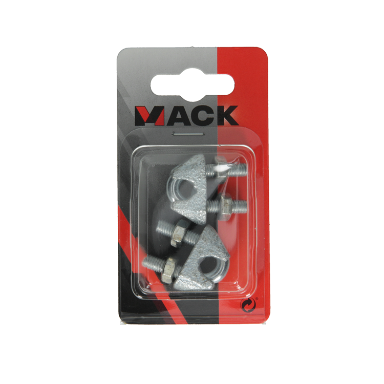 Load image into Gallery viewer, Mack 1008477 - 2 staaldraadklemmen 8mm verzinkt | 10 stuks