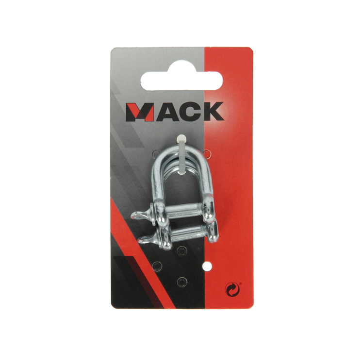 Load image into Gallery viewer, Mack 1008491 - 2 kelven recht 6mm verzinkt | 10 stuks