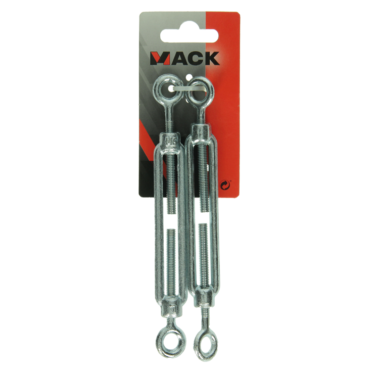 Load image into Gallery viewer, Mack 1008519 - 2 spanners 2 ogen m6 x 60mm verzinkt | 10 stuks