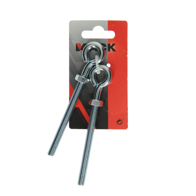 Load image into Gallery viewer, Mack 1008552 - 2 oogbouten + moer m8 x 100mm verzinkt | 10 stuks