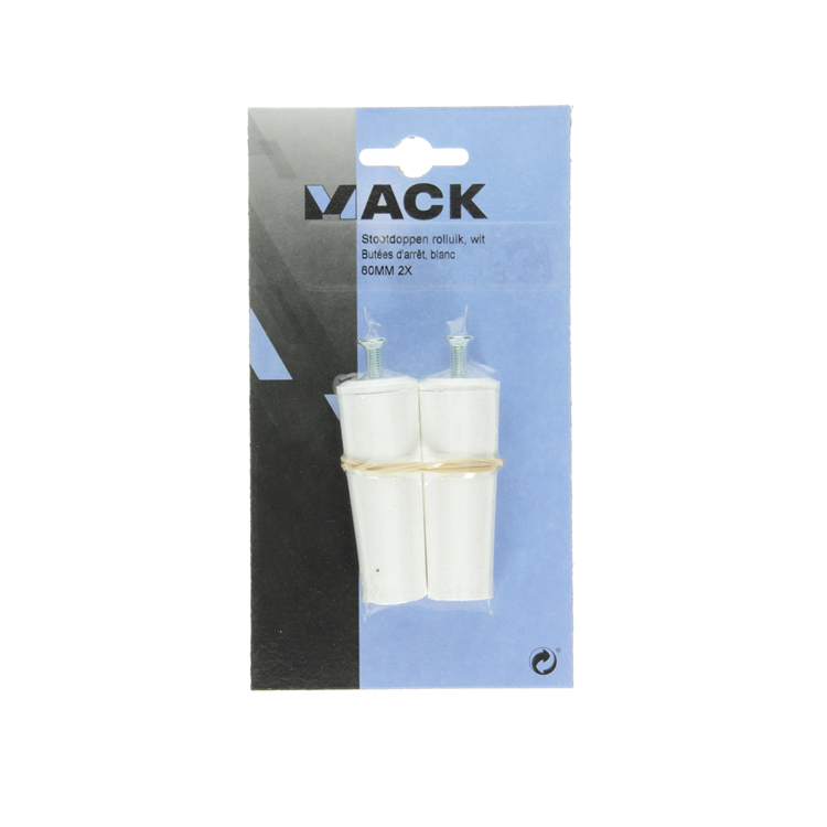 Load image into Gallery viewer, Mack 1010112 - 2 stootdoppen wit 60mm | 10 stuks