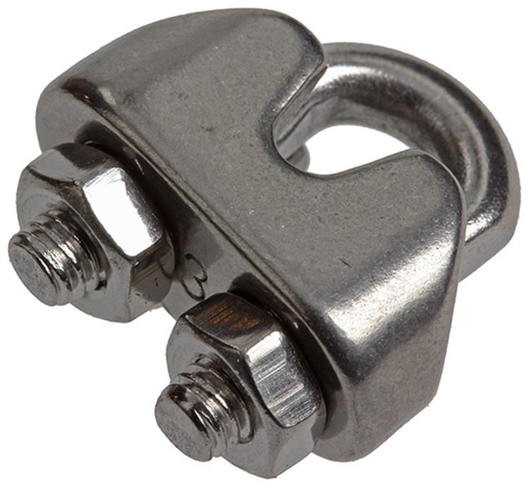 Load image into Gallery viewer, Mack 1008434 - 4 staaldraadklemmen 3mm inox | 10 stuks