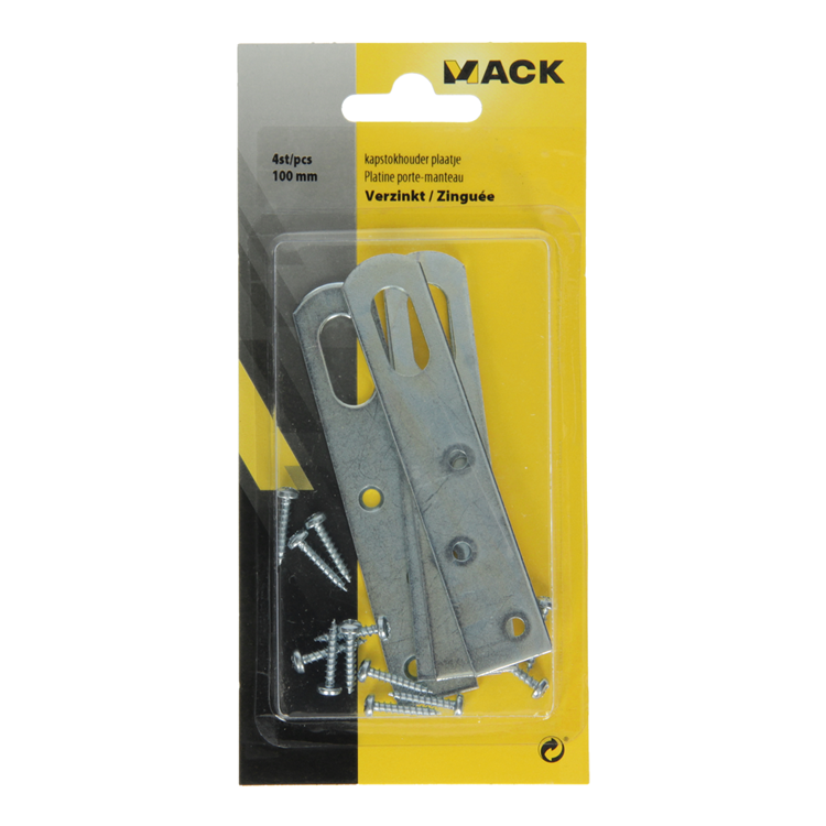 Load image into Gallery viewer, Mack 1013286 - 4 rekogen verzinkt 100 mm | 5 stuks