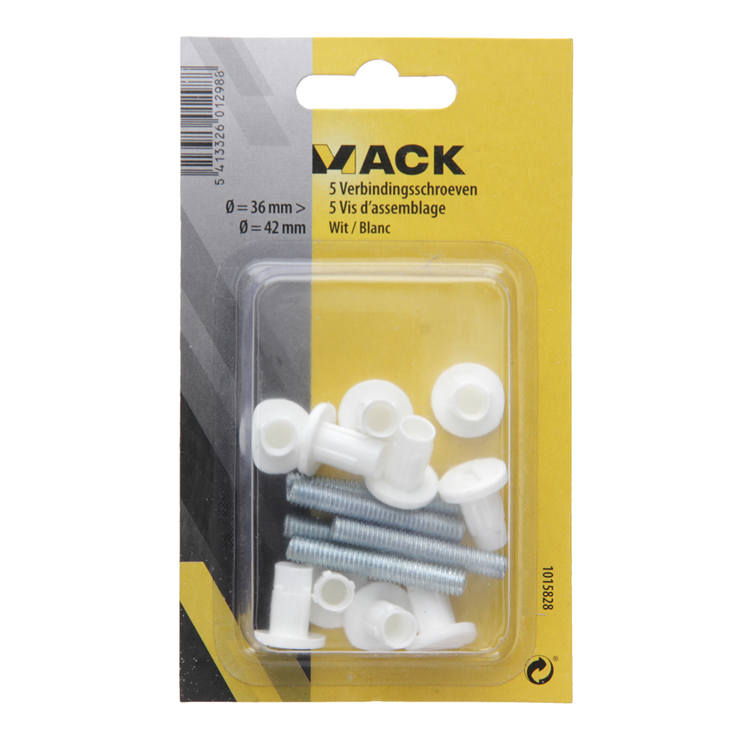 Load image into Gallery viewer, Mack 1015828 - 5 verbindingsschroeven wit 34–44mm | 10 stuks