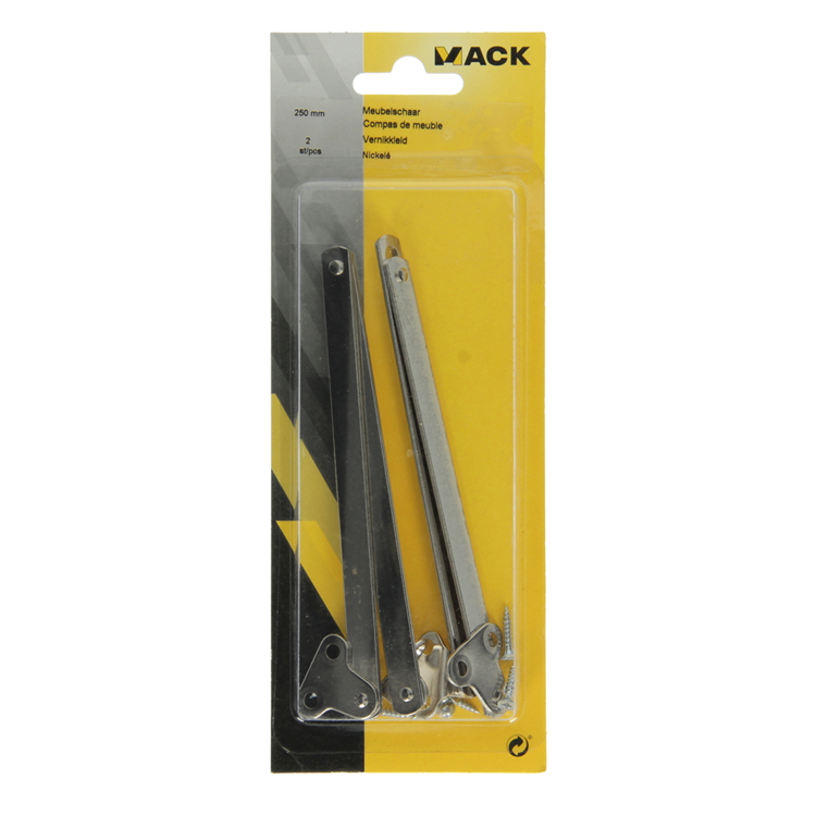 Load image into Gallery viewer, Mack 1013344 - 2 meubelscharen vernikkeld 250 mm | 5 stuks