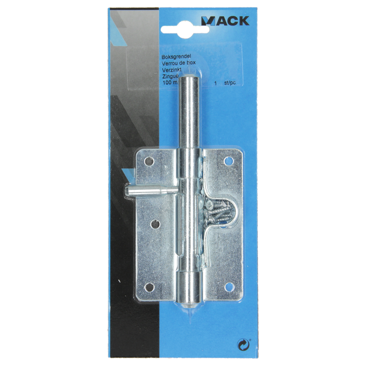 Load image into Gallery viewer, Mack 1013328 - 1 boksgrendel verzinkt 100mm | 5 stuks