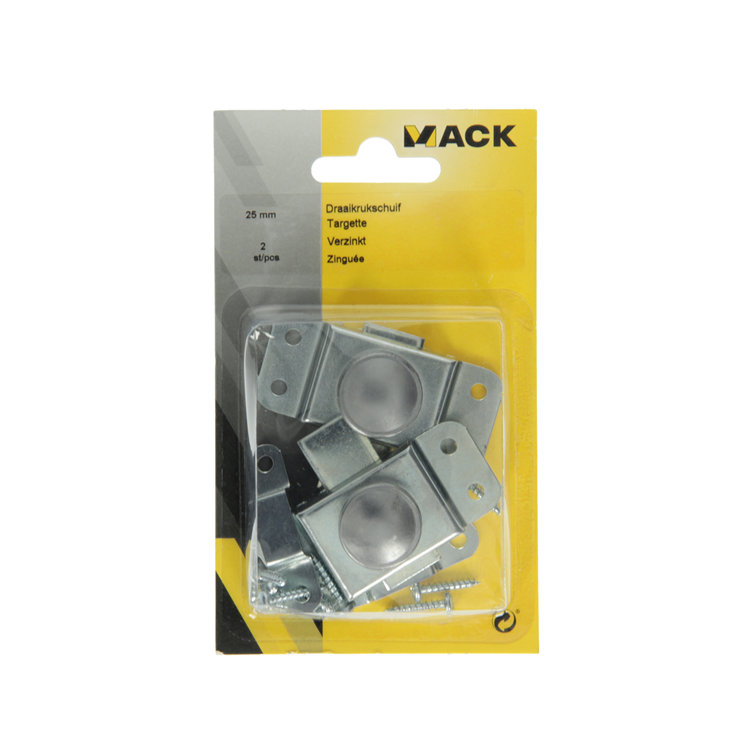 Load image into Gallery viewer, Mack 1013275 - 2 draaikrukschuiven verzinkt a 25 - b 15 mm | 5 stuks