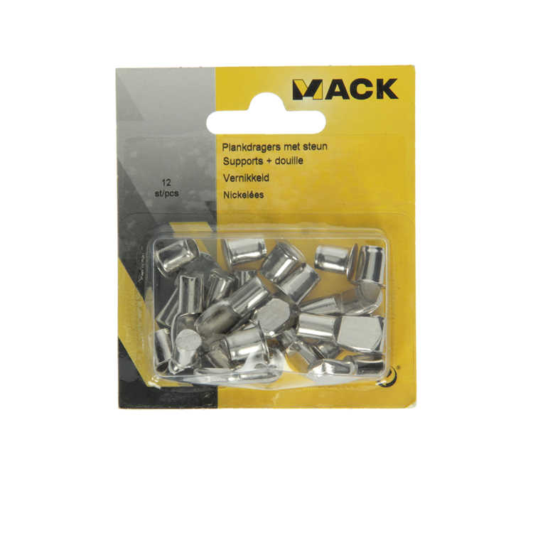 Load image into Gallery viewer, Mack 1013317 - 12 plankdragers ø 7mm hulzen ø 7,5 mm vernikkeld | 5 stuks