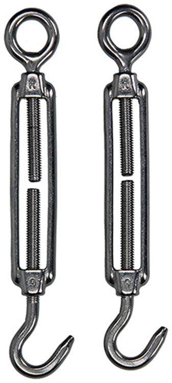 Load image into Gallery viewer, Mack 1008441 - 2 spanners oog + haak m6 x 60mm inox | 10 stuks