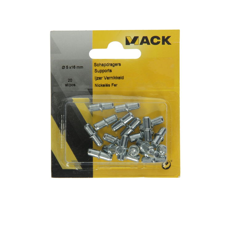 Load image into Gallery viewer, Mack 1013701 - 20 plankdragers staal verzinktø 5 x 16 mm | 5 stuks