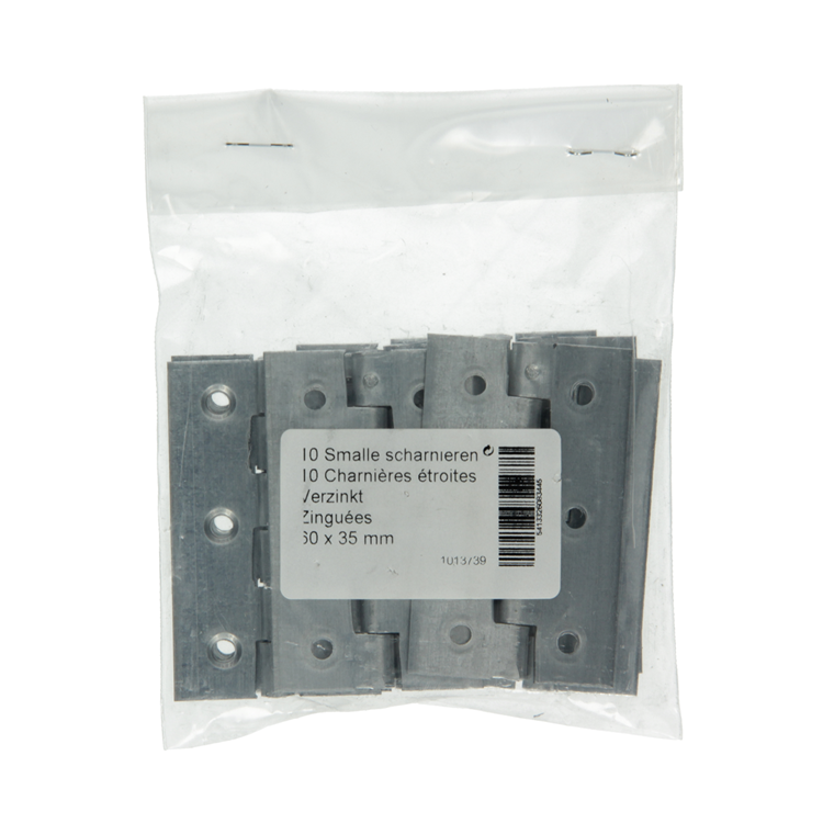 Load image into Gallery viewer, Mack 1013739 - 10 smalle scharnieren verzinkth 60 x b 35 mm | 5 stuks