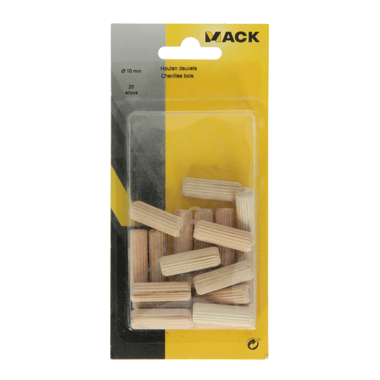 Load image into Gallery viewer, Mack 1013779 - 20 houten deuvels ø 10 mm | 5 stuks