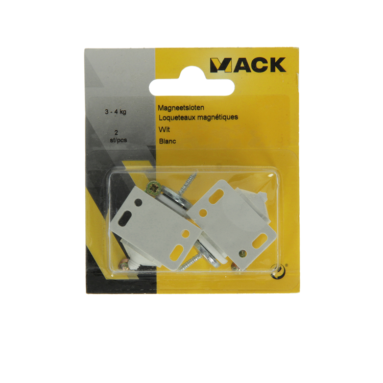 Load image into Gallery viewer, Mack 1013834 - 2 magneetsloten wit 3 - 4 kg | 5 stuks