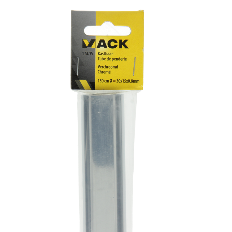 Load image into Gallery viewer, Mack 1014448 - kastbaar verchroomd l 150 cm h 30 x b 15 x 0,8 mm | 5 stuks