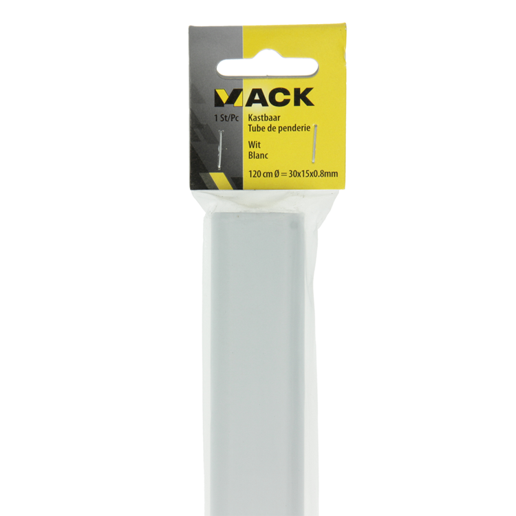 Load image into Gallery viewer, Mack 1014450 - kastbaar wit l 120 cm h 30 x b 15 x 0,8 mm | 5 stuks