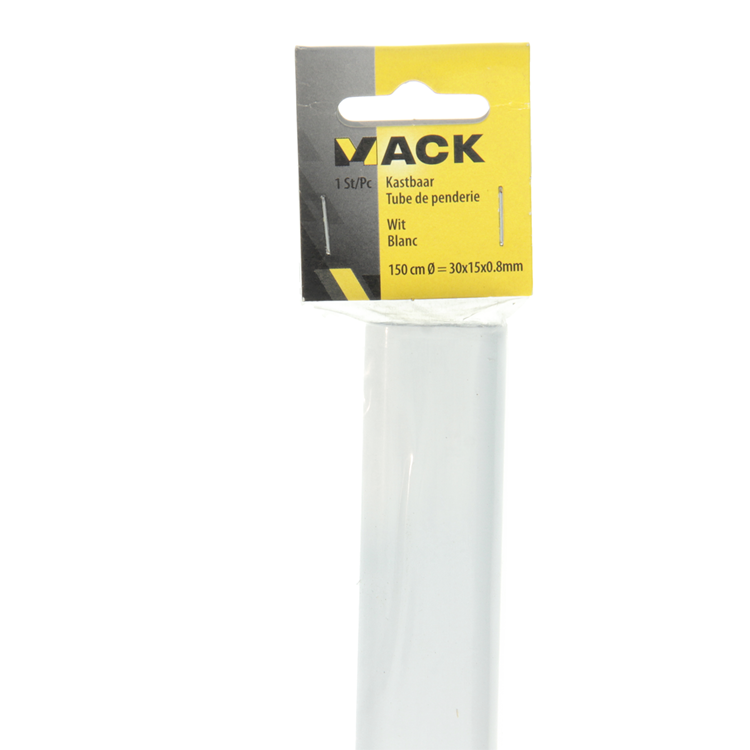 Load image into Gallery viewer, Mack 1014451 - kastbaar wit l 150 cm h 30 x b 15 x 0,8 mm | 5 stuks