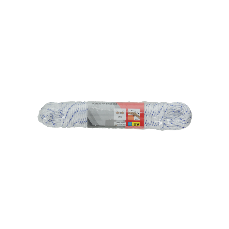 Load image into Gallery viewer, Mack 1014930 - pp gevlochten wit blauw streng2mm 20m | 5 stuks