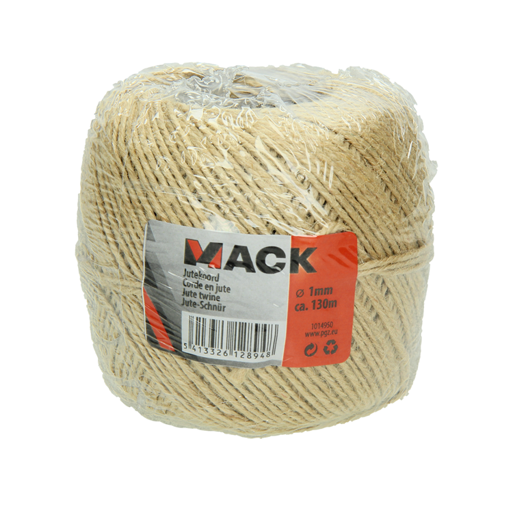 Load image into Gallery viewer, Mack 1014950 - jutetouw bobijn 1mm ca 130m | 5 stuks