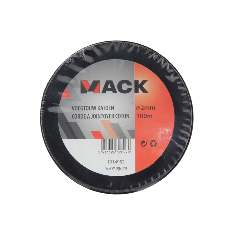 Load image into Gallery viewer, Mack 1014952 - voegtouw katoen bobijn 2mm 100m | 3 stuks