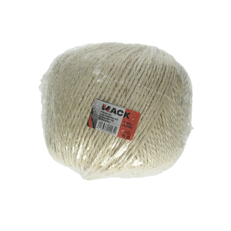Load image into Gallery viewer, Mack 1013955 - paktouw sisal bobijn 3mm ca 400m | 3 stuks