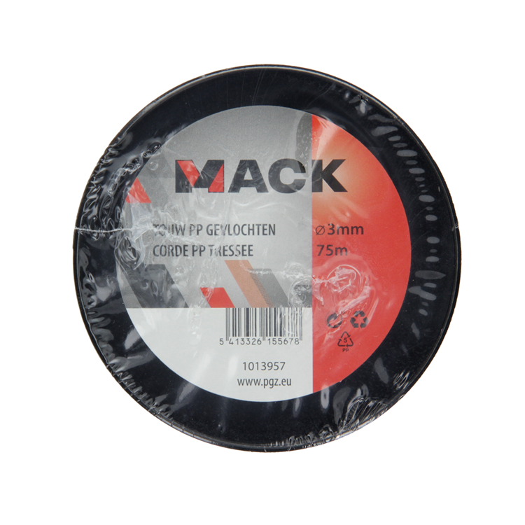 Load image into Gallery viewer, Mack 1013957 - pp gevlochten wit blauw bobijn3mm 75m | 5 stuks